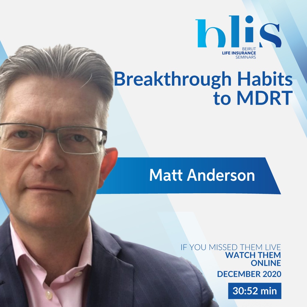 Breakthrough Habits to MDRT